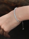 Solibelle Triangle Silver Bracelet