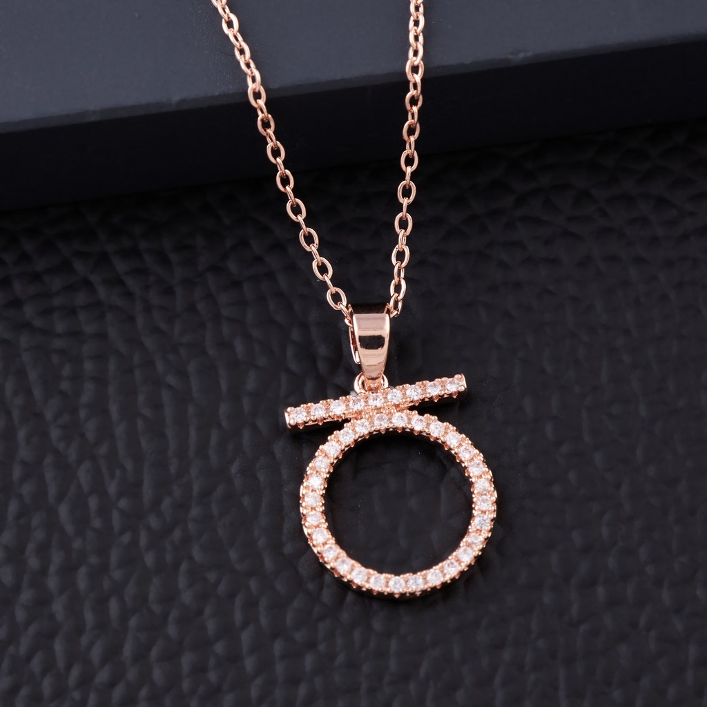 Solibelle Gold Plated Round Pendant