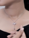Solibelle Silver Plated Heart Pendant Romantic Charm