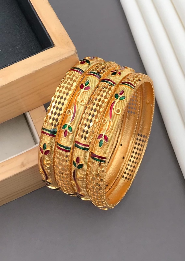 Solibelle Gold Plated Bangles 