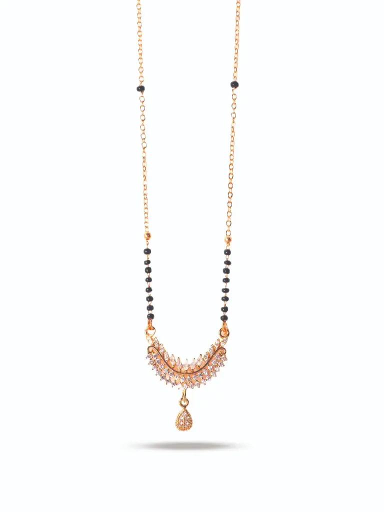 Solibelle Black Beads Mangalsutra