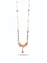 Solibelle Black Beads Mangalsutra