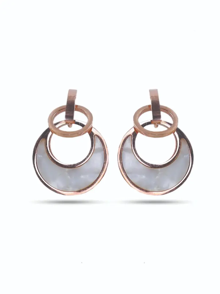 Solibelle Everyday Elegance Gold Plated Drop Earrings