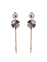 Solibelle Heart Shape Evil Eye Earrings