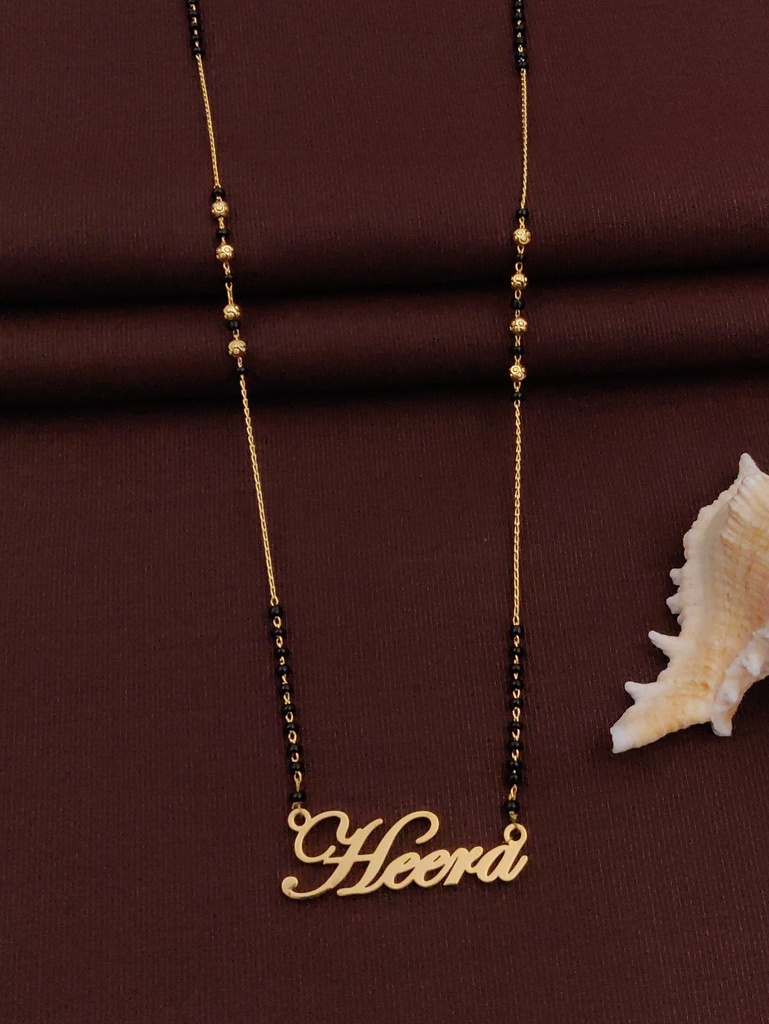 Solibelle Unique Custom Name Mangalsutra (Customized Name)