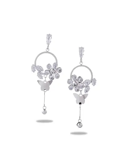 [VAD516] Solibelle Zirconia Studded Dimond Earring