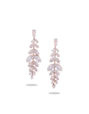 [VAD506] Solibelle 18K Rose Gold zirconia Minimal earring