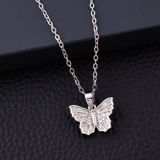 [KC3042] Solibelle Butterfly Demi Fine Crystal Pendant
