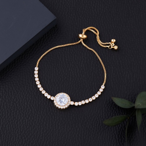 [ADB1] Solibelle White Stone Bracelet