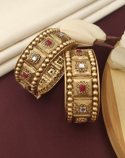[CB158] Solibelle Elegant Copper Bangels - Handcrafted and Stylish Jewelry