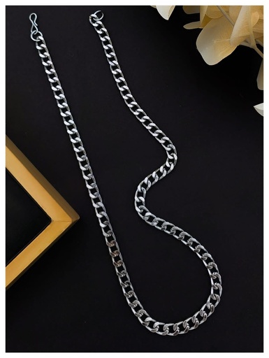 [MC09] Solibelle Versatile Silver-Plated Chain for Men – Elevate Your Look