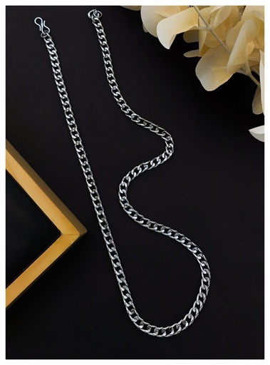 [MC01] Solibelle Luxury Men's Silver-Plated Chain – A Statement Piece