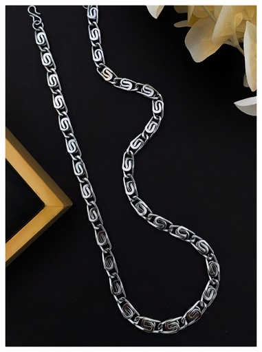 [MC06] Solibelle Silver Stainless Steel Italian Box Chain For Men