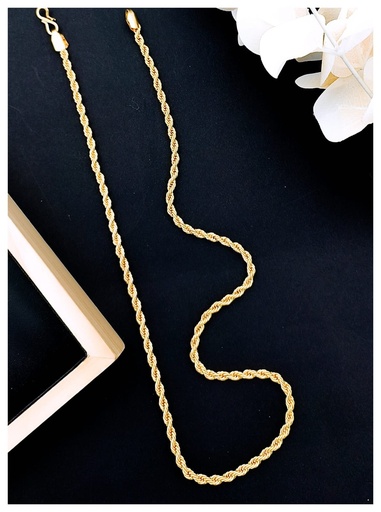 [MC11] Solibelle Luxury Men's Gold-Plated Chain – A Statement Piece
