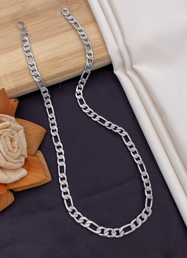 [MC16] Solibelle Elegant Silver -Plated Chain for Men – Timeless Style