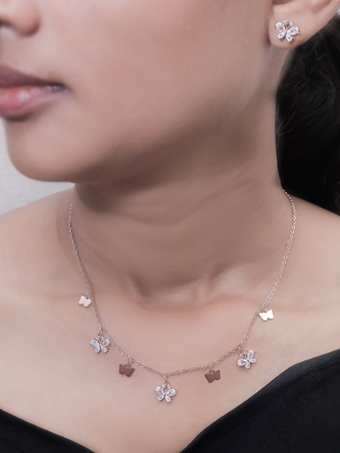 [KC3077] Solibelle Butterfly Queen Necklace