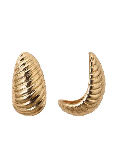 [VAD-11] Solibelle Gold Plated Hoop Earrings for Girls