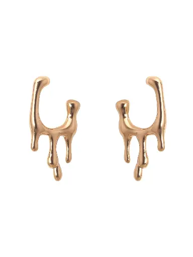 [VAD-14] Solibelle Gold Plated Anti Tarnish Drip Earring