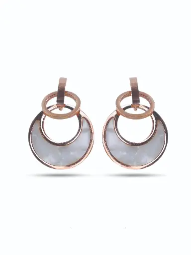 [VAD-15] Solibelle Everyday Elegance Gold Plated Drop Earrings