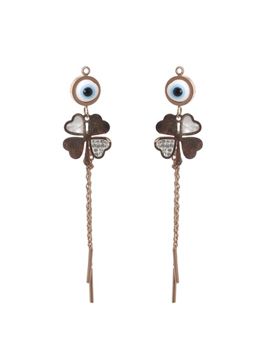 [VAD-21] Solibelle Heart Shape Evil Eye Earrings