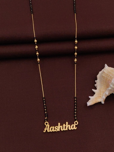 [Customized Name Mangalsutra-09] Solibelle Elite Name Mangalsutra (Customized Name) 